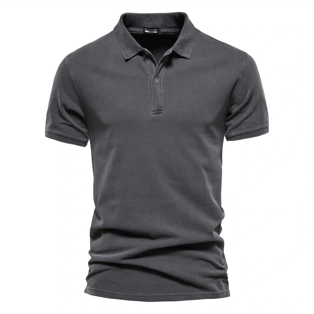 West Louis : Polo décontracté 100% coton, manches courtes, col retourné - Votre été chic et confortable!