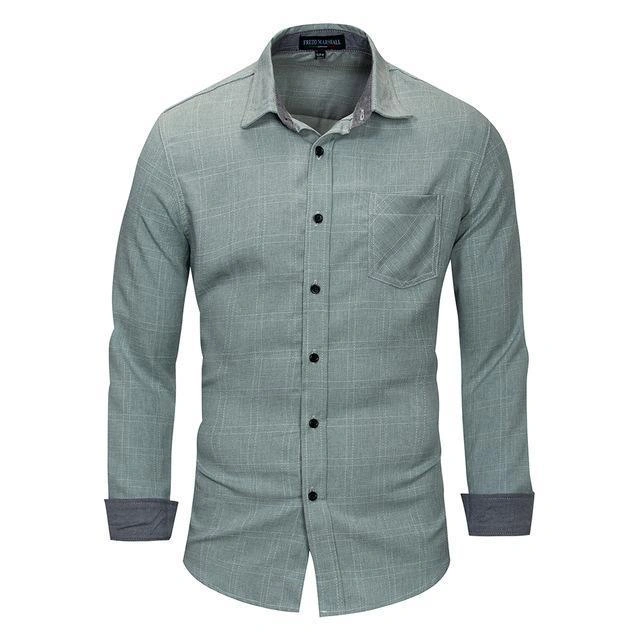 West Louis™ Chemise à carreaux en coton 100% L'élégance décontractée à votre portée!