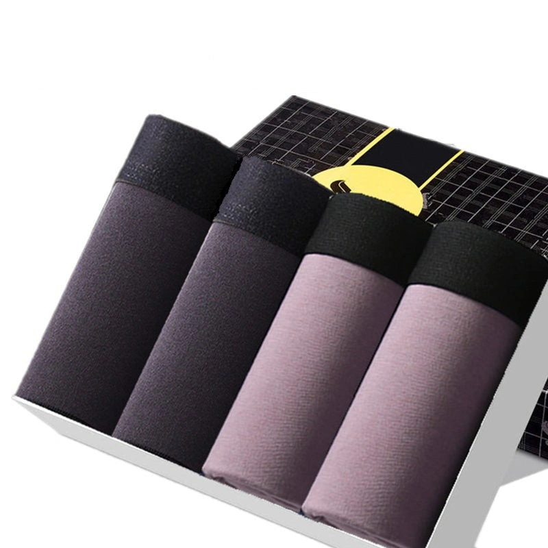 West Louis™: 4 Boxers Thermiques en Coton pour Homme, le Confort Incomparable, Pack Prêt-à-Porter.